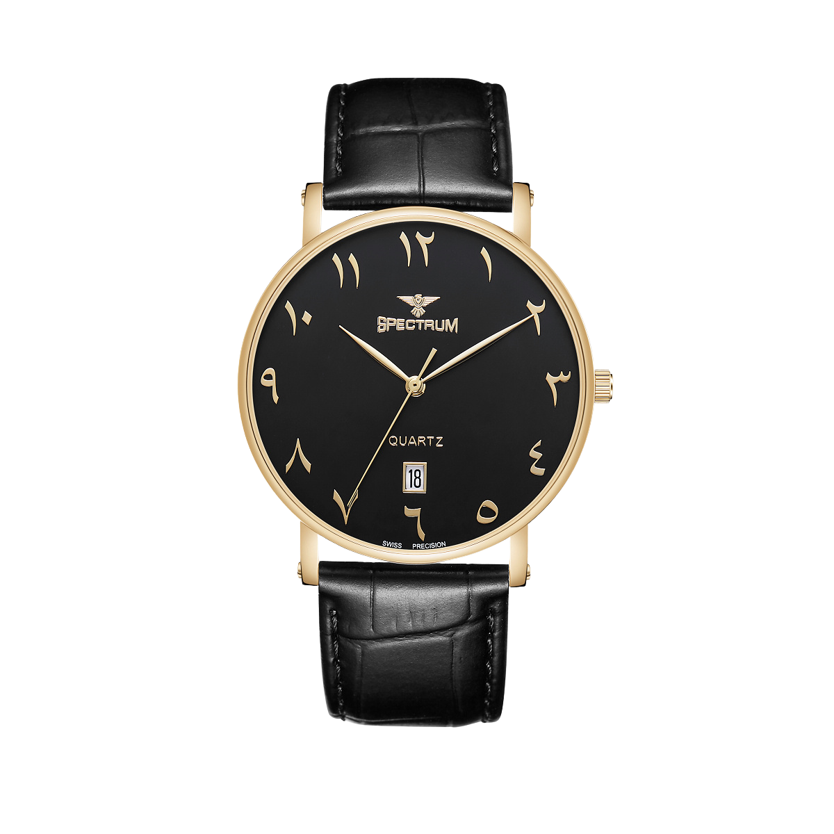 Men's Black Watch S17097M-3 — Spectrum Watch Dubai